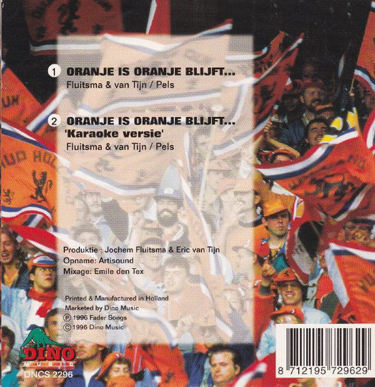 Peter Koelewijn : Oranje Is Oranje Blijft... (CD, Single)