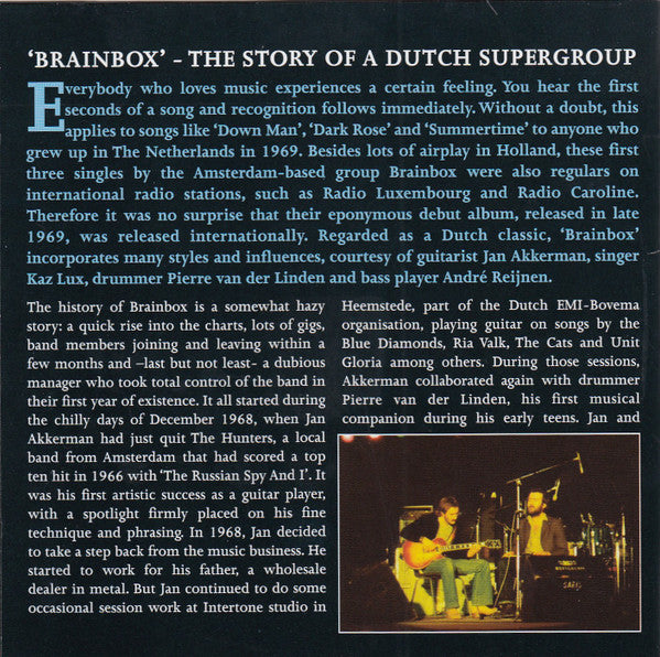 Brainbox (3) : Brainbox (CD, Album, RE, RM)