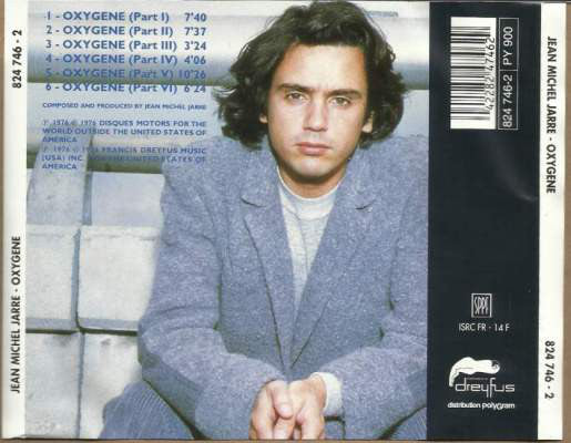 Jean-Michel Jarre : Oxygène (CD, Album, RE, RM)