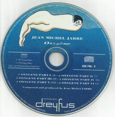 Jean-Michel Jarre : Oxygène (CD, Album, RE, RM)