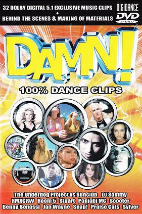 Various : Damn! 100% Dance Clips (DVD, PAL)