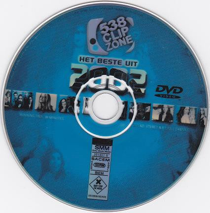 Various : 538 Clip Zone - Het Beste Uit 2002 (DVD, Comp)