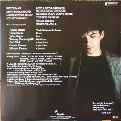Jimmy Destri : Heart On A Wall (LP, Album)