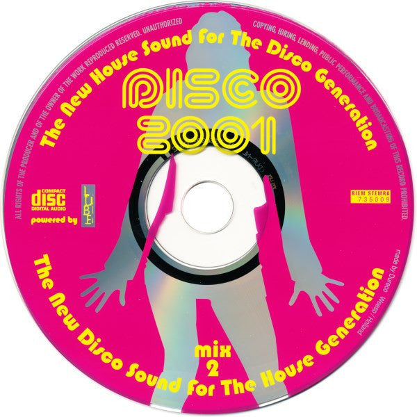 Various : Disco 2001 (The New House Sound For The Disco Generation) (2xCD, Mixed)