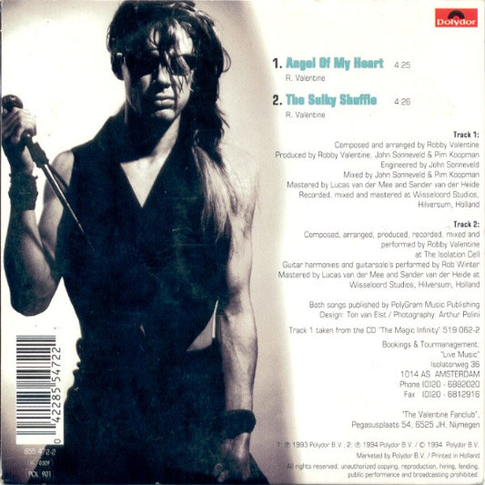 Robby Valentine : Angel Of My Heart (CD, Single)