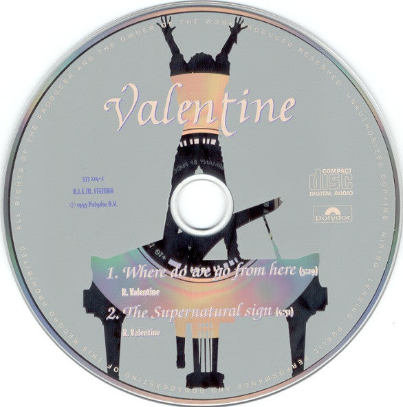 Robby Valentine : Where Do We Go From Here (CD, Single)