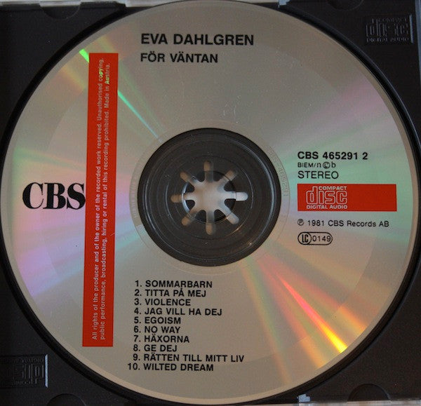 Eva Dahlgren : För Väntan (CD, Album)