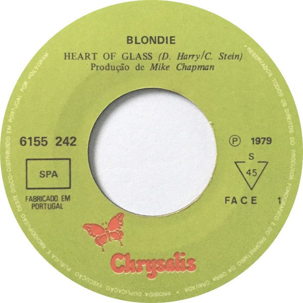 Blondie : Heart Of Glass (7", Single, Gre)