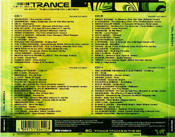 Various : Trance - The Ultimate Collection Vol. 3 2004 (4xCD, Comp, Mixed)