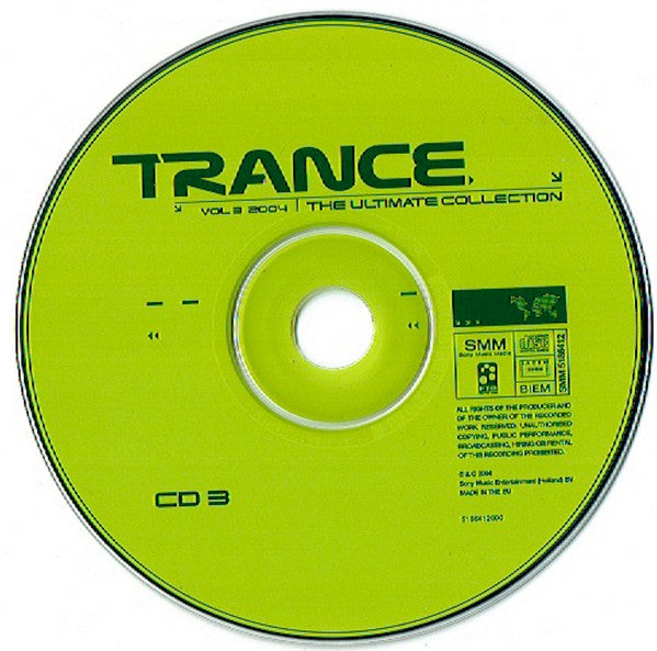 Various : Trance - The Ultimate Collection Vol. 3 2004 (4xCD, Comp, Mixed)