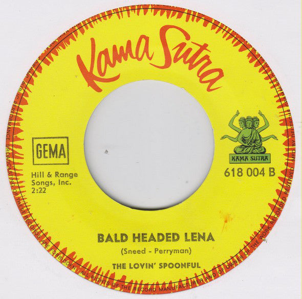 The Lovin' Spoonful : Did You Ever Have To Make Up Your Mind? / Bald Headed Lena (7", Single)