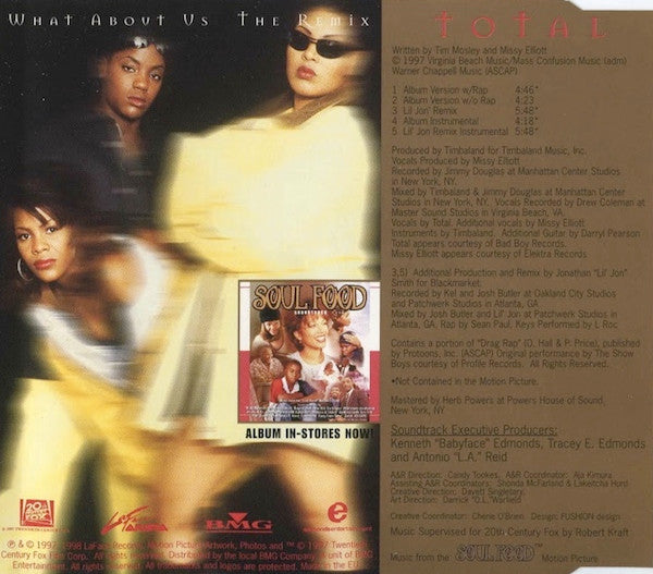 Total : What About Us (The Remix) (CD, Maxi)