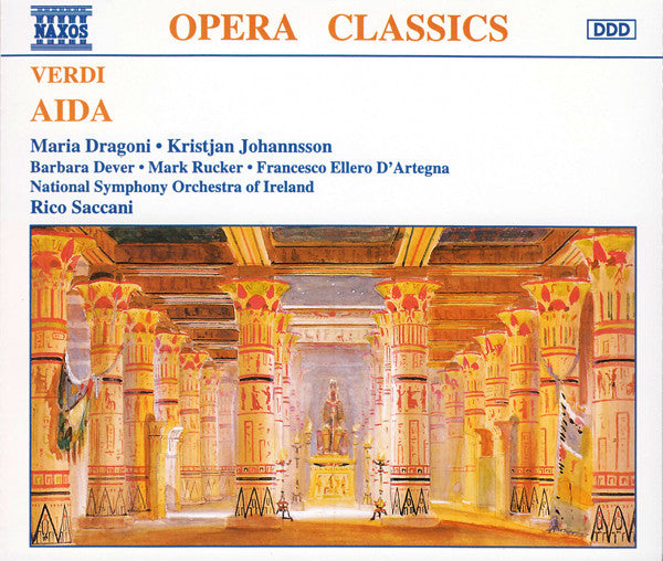 Giuseppe Verdi, Maria Dragoni • Kristján Jóhannsson, Barbara Dever • Mark Rucker (2) • Francesco Ellero D'Artegna, National Symphony Orchestra Of Ireland, Rico Saccani : Aida (2xCD, Album)