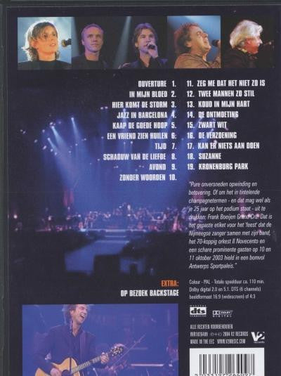 Frank Boeijen & Il Novecento Orchestra : Live In Antwerpen (DVD-V, PAL)