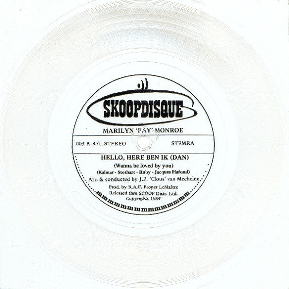Fay Lovsky : Hello, Here Ben Ik (Dan) (Flexi, 7", S/Sided, Single, Cle)