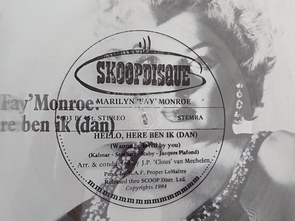 Fay Lovsky : Hello, Here Ben Ik (Dan) (Flexi, 7", S/Sided, Single, Cle)