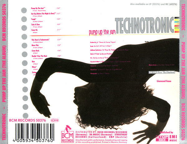 Technotronic : Pump Up The Jam (CD, Album)