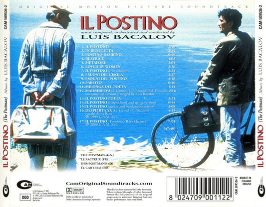 Luis Bacalov : Il Postino = The Postman (CD, Album, RE, Multichannel, Dol)