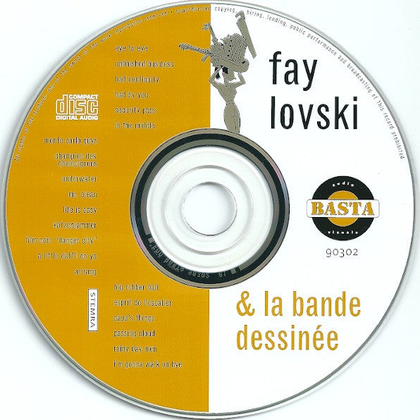Fay Lovsky & La Bande Dessinée : Fay Lovsky & La Bande Dessinée (CD, Album)