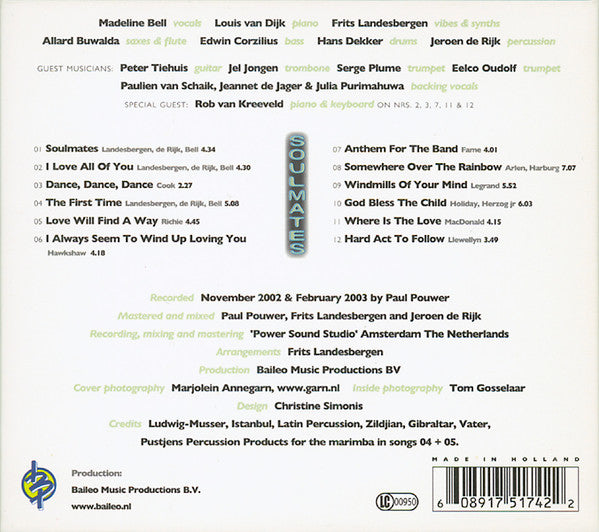 Madeline Bell : Soulmates (CD, Album)
