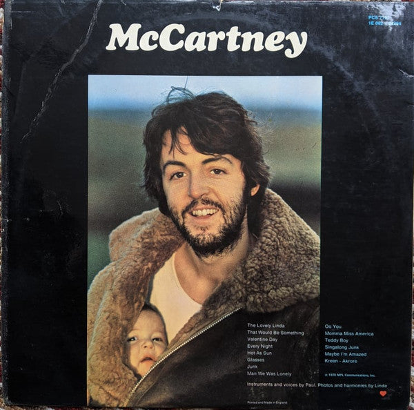 Paul McCartney : McCartney (LP, Album, RE, Gat)