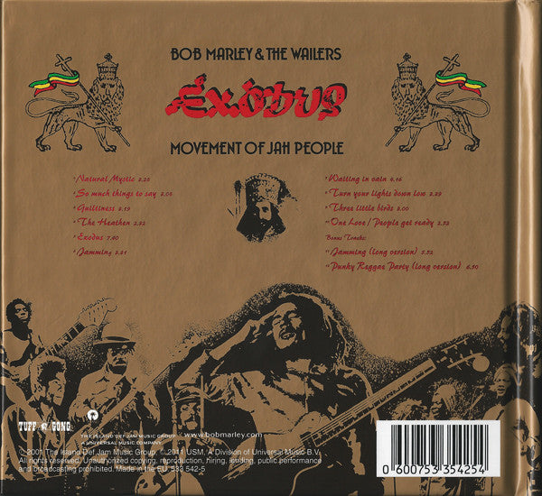Bob Marley & The Wailers : Exodus (CD, Album, RE, RM)