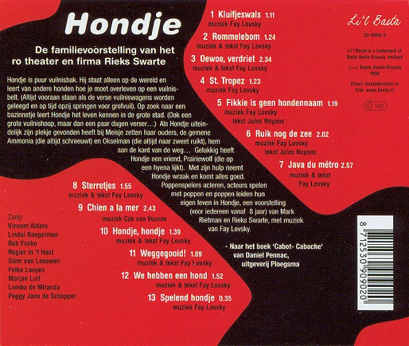 Various : Hondje (CD, Album)