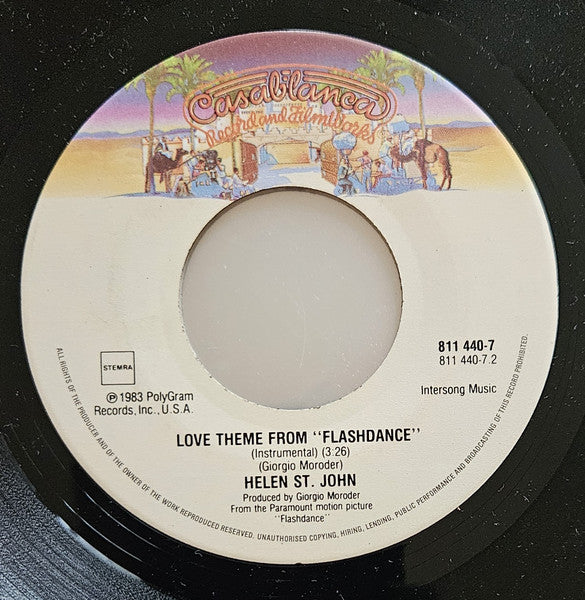 Irene Cara : Flashdance... What A Feeling (7", Single, Mis)