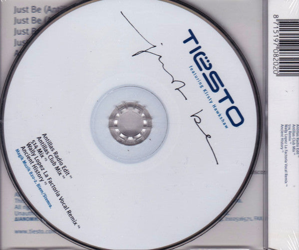 DJ Tiësto featuring Kirsty Hawkshaw : Just Be (CD, Maxi)