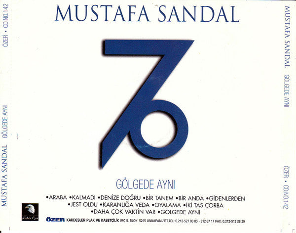 Mustafa Sandal : Gölgede Aynı +-×÷ (CD, Album)