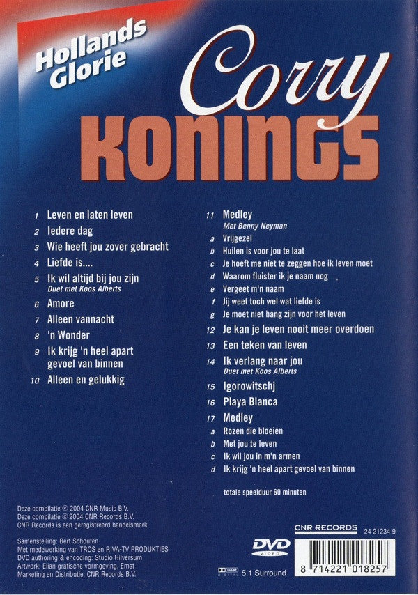 Corry Konings, Koos Alberts, Benny Neyman : Corry Konings Met: Koos Alberts En Benny Neyman (DVD-V)