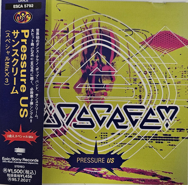 Sunscreem : Pressure US (CD, Maxi, Smplr)