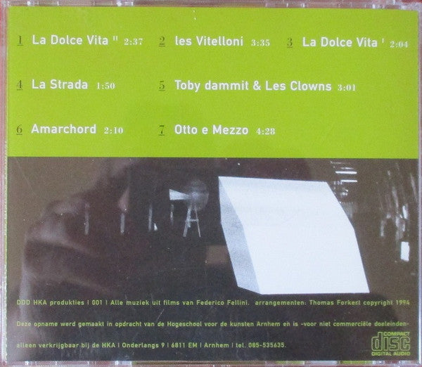 Nino Rota : De Blauwe Trompet - Muziek Uit Films Van Fellini (CD, MiniAlbum)
