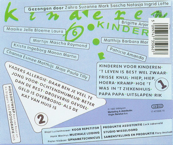 Kinderen voor Kinderen : Kinderen Voor Kinderen 6 (CD, Album, RE)