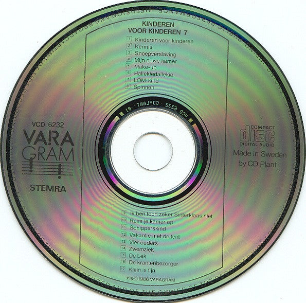 Kinderen voor Kinderen : Kinderen Voor Kinderen 7 (CD, Album)