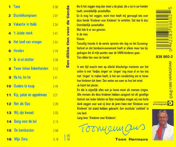 Kinderen Voor Kinderen : Kinderen Voor Kinderen 10 (CD, Album)