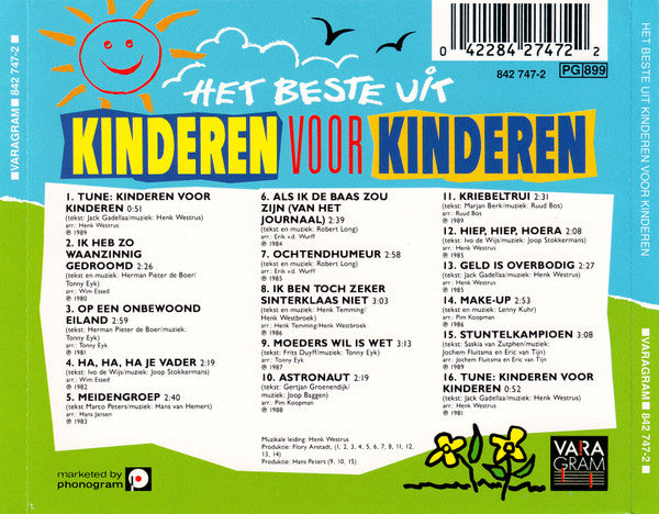 Kinderen Voor Kinderen : Het Beste Uit Kinderen Voor Kinderen (CD, Comp)