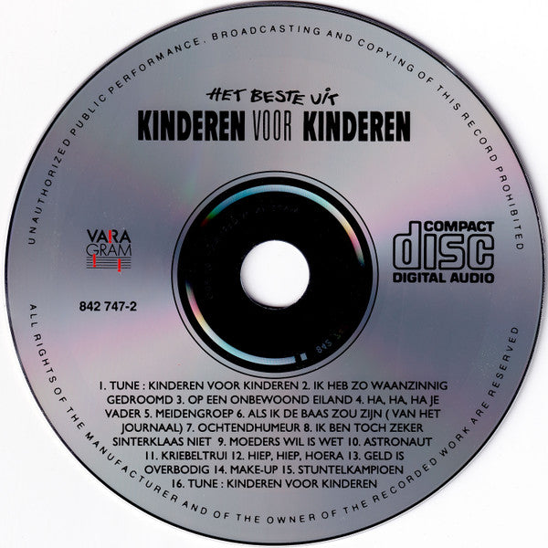Kinderen Voor Kinderen : Het Beste Uit Kinderen Voor Kinderen (CD, Comp)