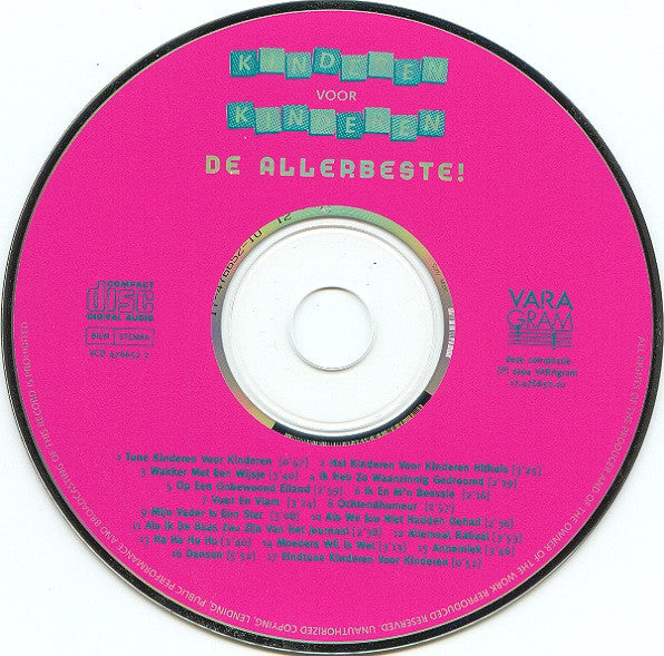 Kinderen voor Kinderen : De Allerbeste! (CD, Comp)