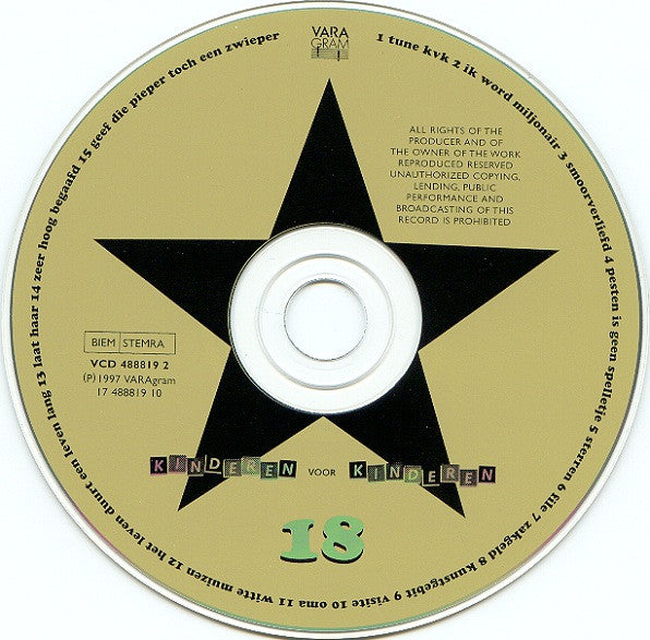 Kinderen voor Kinderen : Kinderen Voor Kinderen 18 (CD, Album)