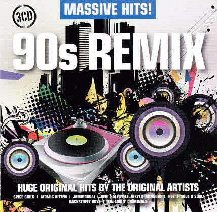 Various : Massive Hits! 90s Remix (3xCD, Comp)