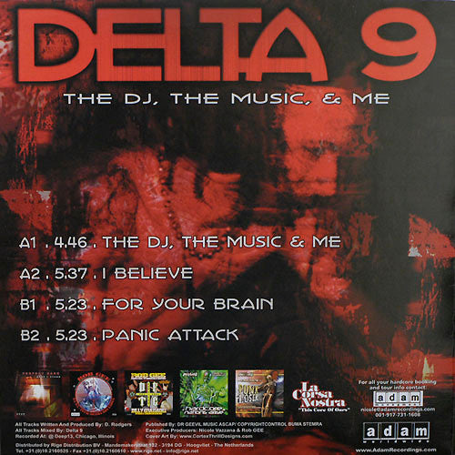 Delta 9 : The DJ, The Music & Me (12")