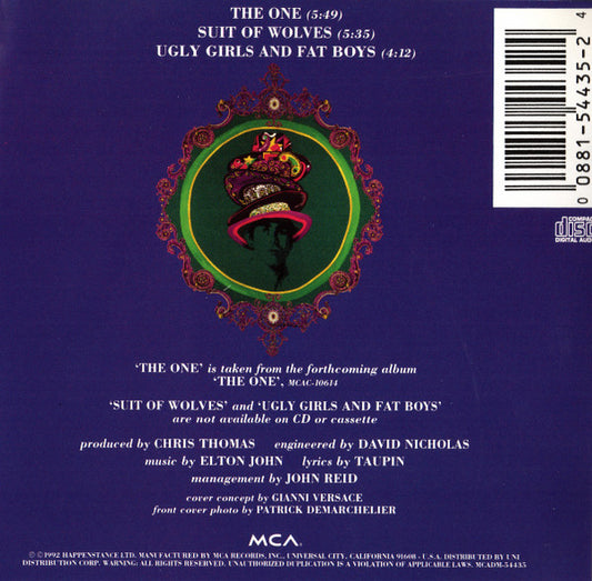 Elton John : The One (CD, Maxi)