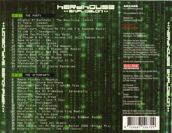 Various : Hardhouse Explosion (2xCD, Mixed)