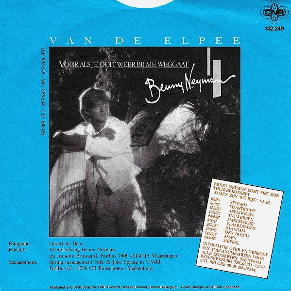 Benny Neyman : Laat Me Huilen (7", Single)