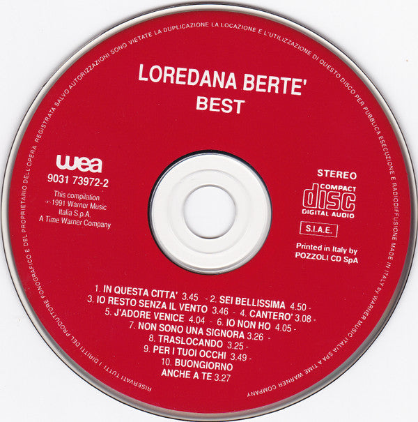 Loredana Bertè : Best (CD, Comp)