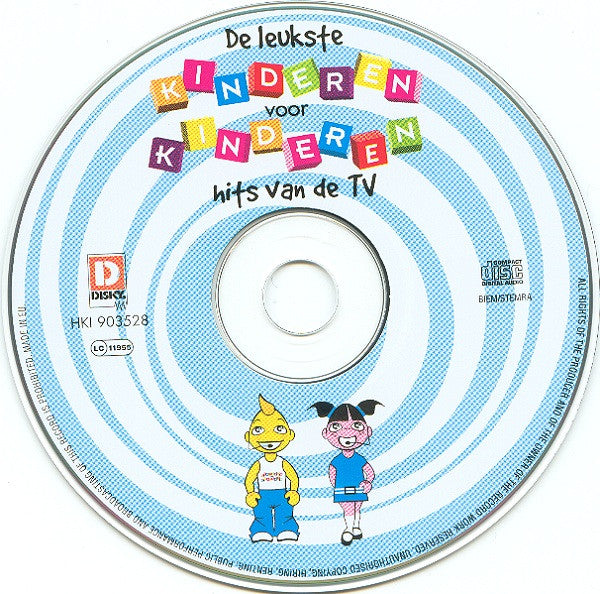 Kinderen voor Kinderen : De Leukste Kinderen Voor Kinderen Hits Van De TV (CD, Comp)