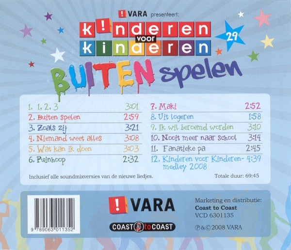 Kinderen voor Kinderen : 29 - Buiten Spelen (CD, Album)