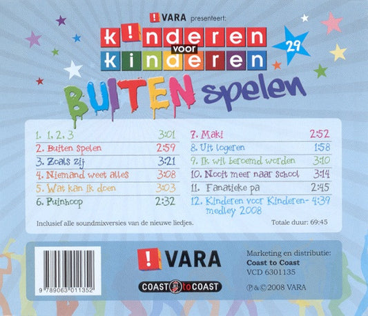 Kinderen voor Kinderen : 29 - Buiten Spelen (CD, Album)