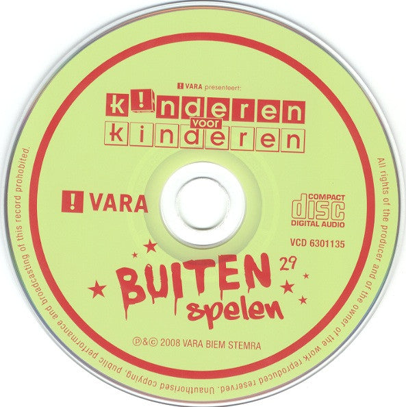 Kinderen voor Kinderen : 29 - Buiten Spelen (CD, Album)